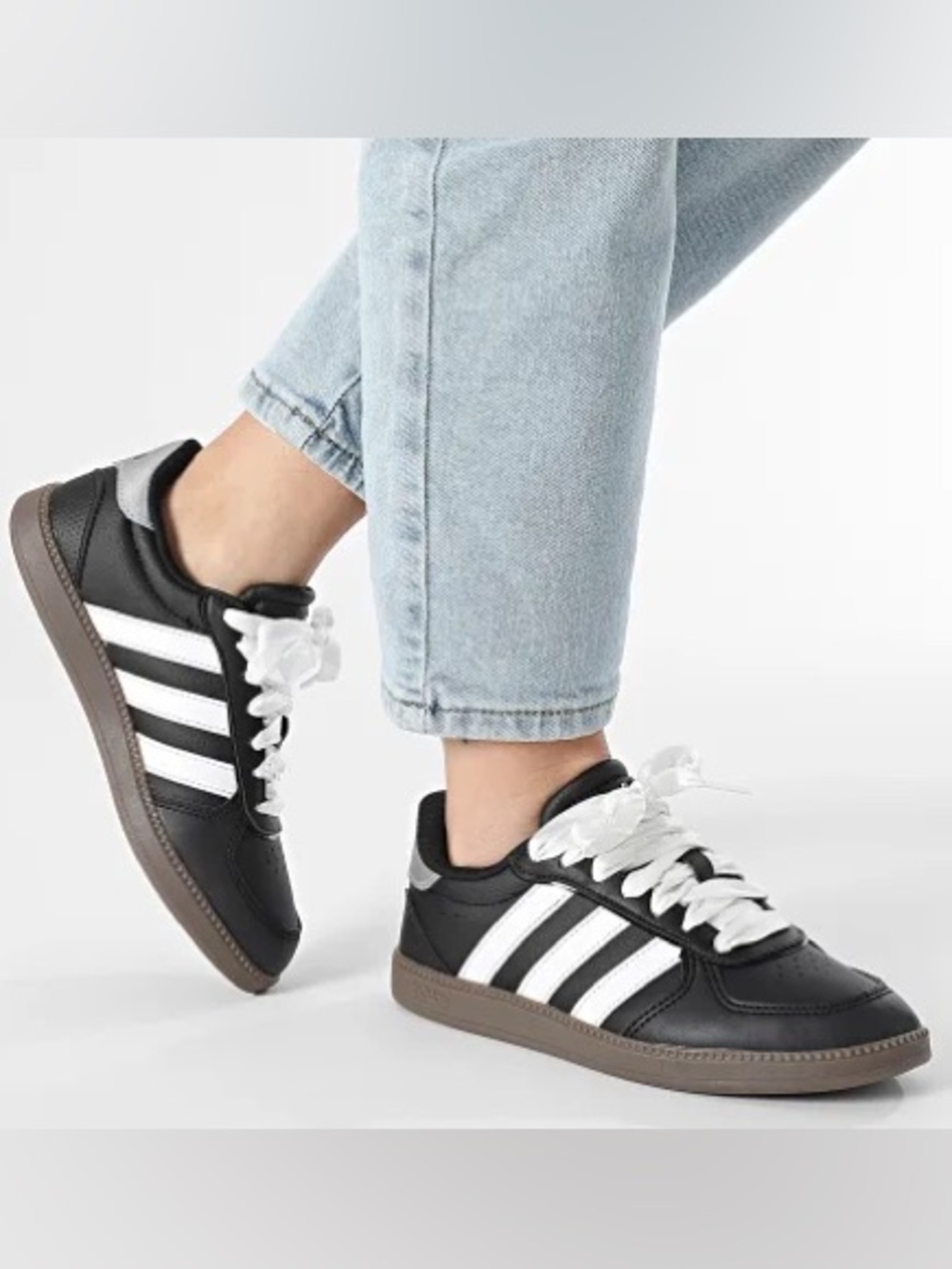 Adidas Black and White Classic Sneakers